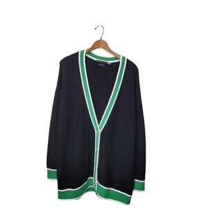 Alice + Olivia Barry Cashmere Wool Blend Oversized Cardigan Sweater Size Medium